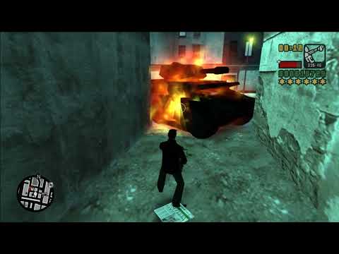 GTA Liberty City Stories Flamethrower Rampage + 6 Star Wanted Level Escaped