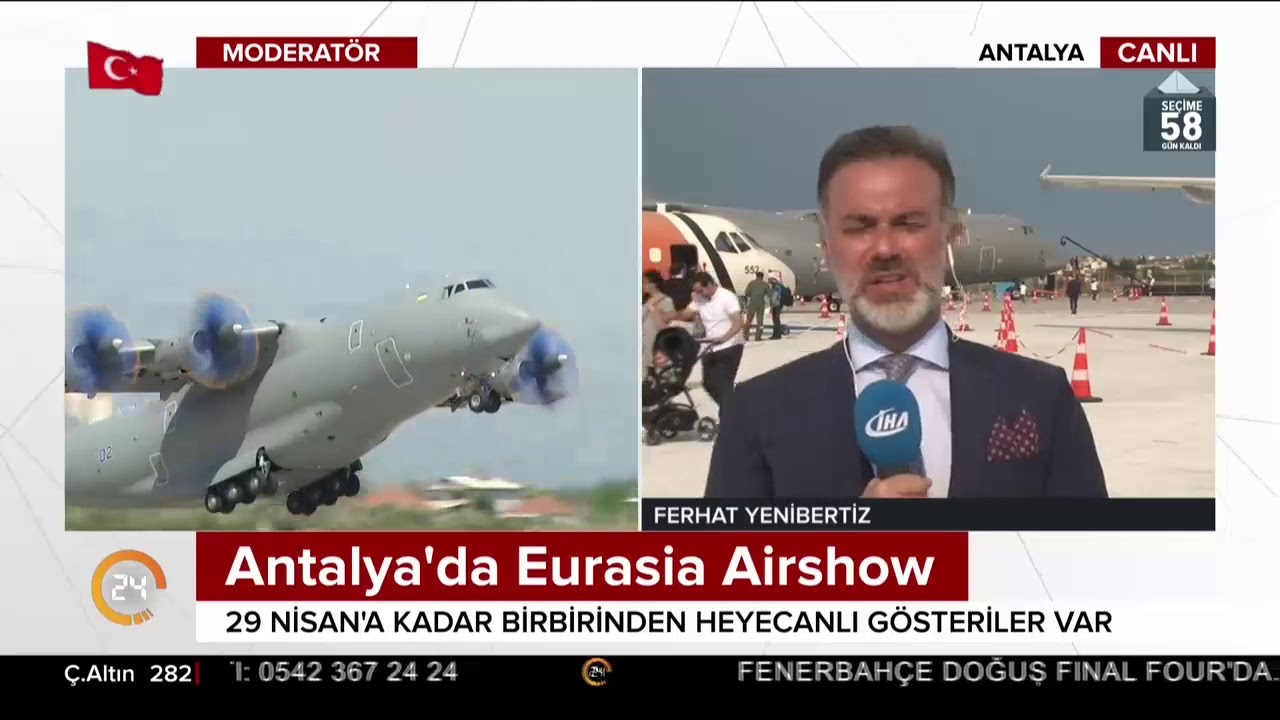 Eurasia Airshow Antalya'da devam ediyor, gözler gökyüzünden ayrılmıyor