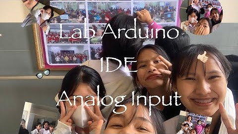 Lab Arduino IDE Analog Input
