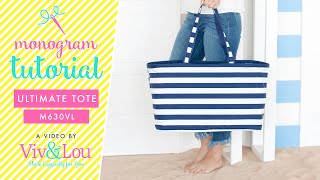How to Monogram: Ultimate Totes