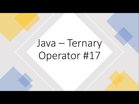 Java - Ternary Operator #17