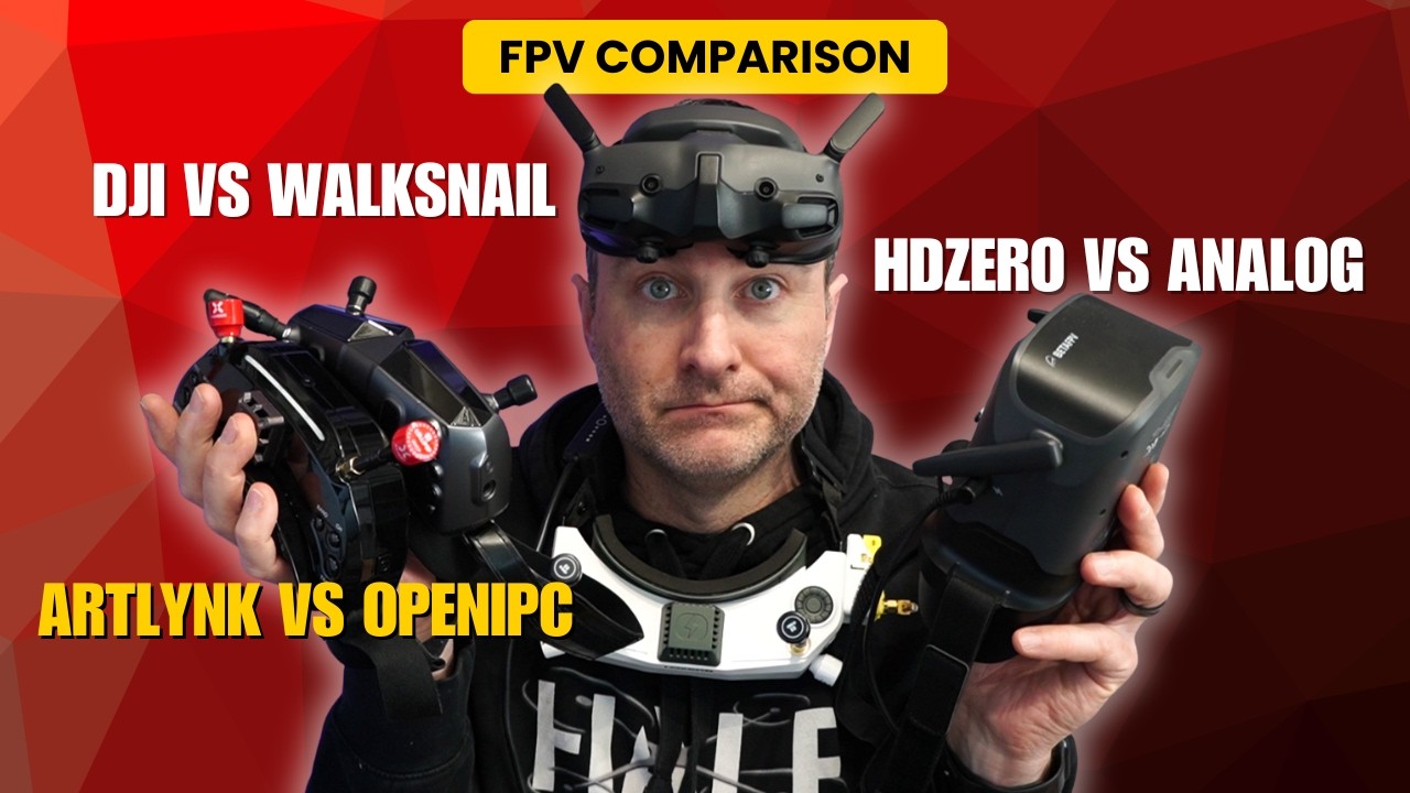 DJI O4 против HDZero против Analog против BetaFPV Artlynk против Walksnail — какую FPV-систему вы...