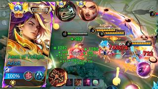 ARLOTT BEST LIFESTEAL BUILD VS MASHA  & THAMUZ IN EXP LANE! - MLBB