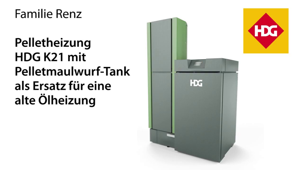 Familie Renz: Pelletkessel HDG K10-33 ersetzt alte Ölheizung