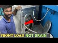 Samsung front load washing machine not draining