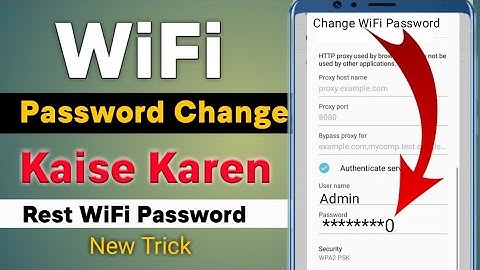 How To Change WiFi Password In Mobile||WiFi Ka Password Kaise Change Kare||Change Password Of WiFi