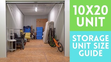 Storage Unit Size Guide: 10x20 Unit | How to Pack Your Storage Unit | Green Storage Canada