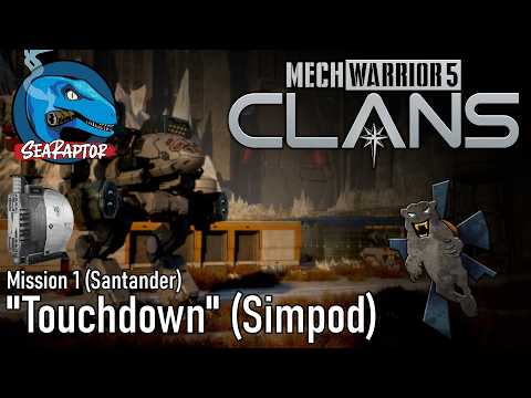 MechWarrior 5: Clans - Smoke Jaguar Campaign, Mission 1: "Touchdown" (Simpod)