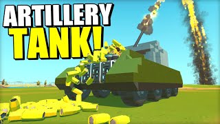 Who Can Build the Best Artillery Tank? (Scrap Mechanic Multiplayer)