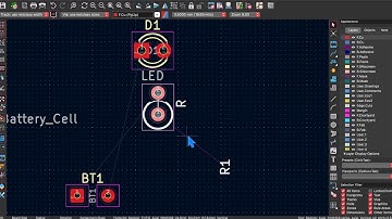 KiCad for Beginners – Designing a One-LED PCB Project 🖥️🔋