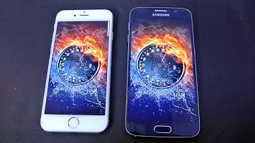 iPhone 6 iOS 9.1 vs Galaxy S6 Android 5.1.1 Lollipop Speed Test