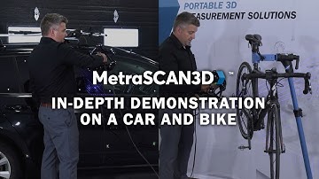 MetraSCAN BLACK in-depth demonstration with a car and bike