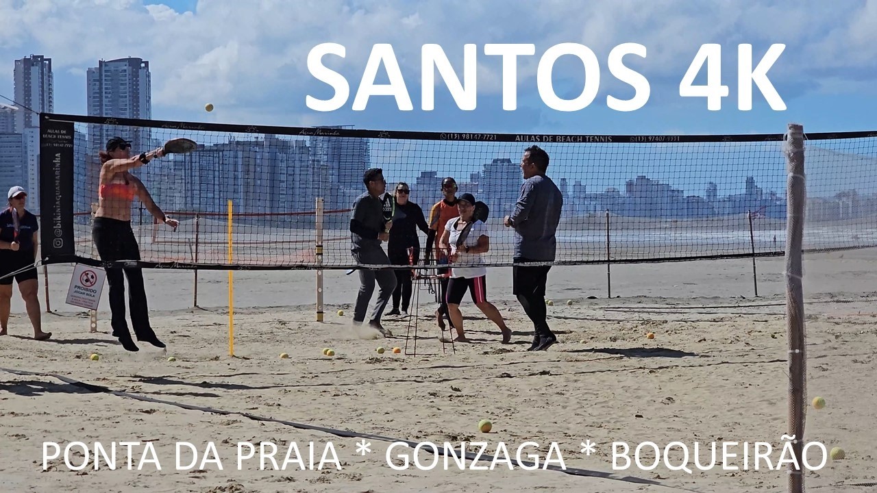 Santos Brazil 4K – Ponta da Praia, Gonzaga & Porto Vibes