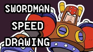Speed Drawing - Swordman