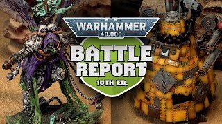 Dread Mob Vs Death Guard Warhammer 40K 10Th Edition Battle Report Ep 12