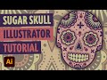 Vector Sugar Skull Illustrator Tutorial