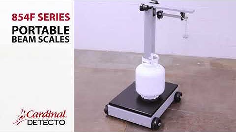 854F Series Portable Beam Scales Demo Video