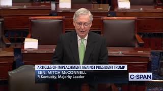 Sen. McConnell on Senate Impeachment  Trial