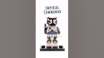 LEGO® new Imperial Commando minifigure | STAR WARS #speedbuild #stopmotion