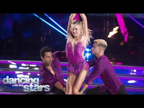 Jordan Fisher and Lindsay Arnold Salsa Trio w/Corbin Bleu (Week 8) | Dancing With The Stars