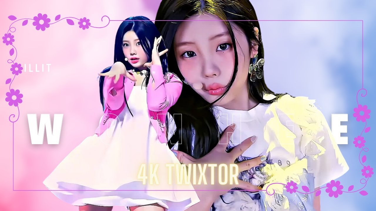 Wonhee ILLIT - 4K Stage/Fancam Editing Clips (SloMo/Twixtor)