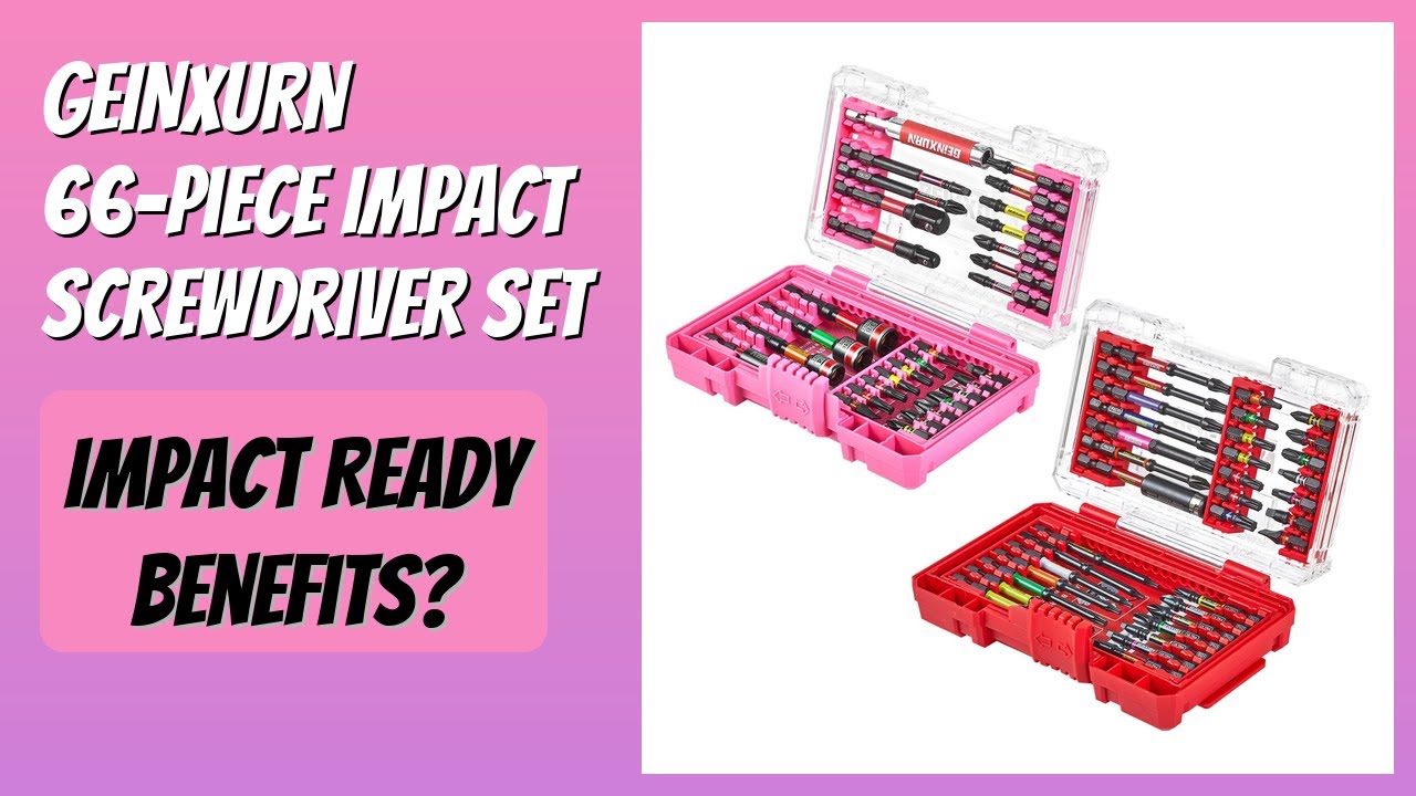 REVIEW (2026): GEINXURN 66-Piece Impact Screwdriver Set. Features
