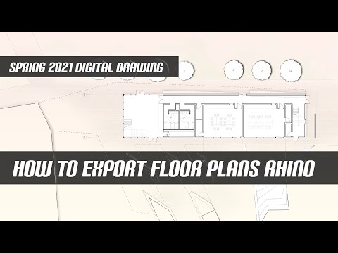How to Export Floor Plans Rhino + Illustrator