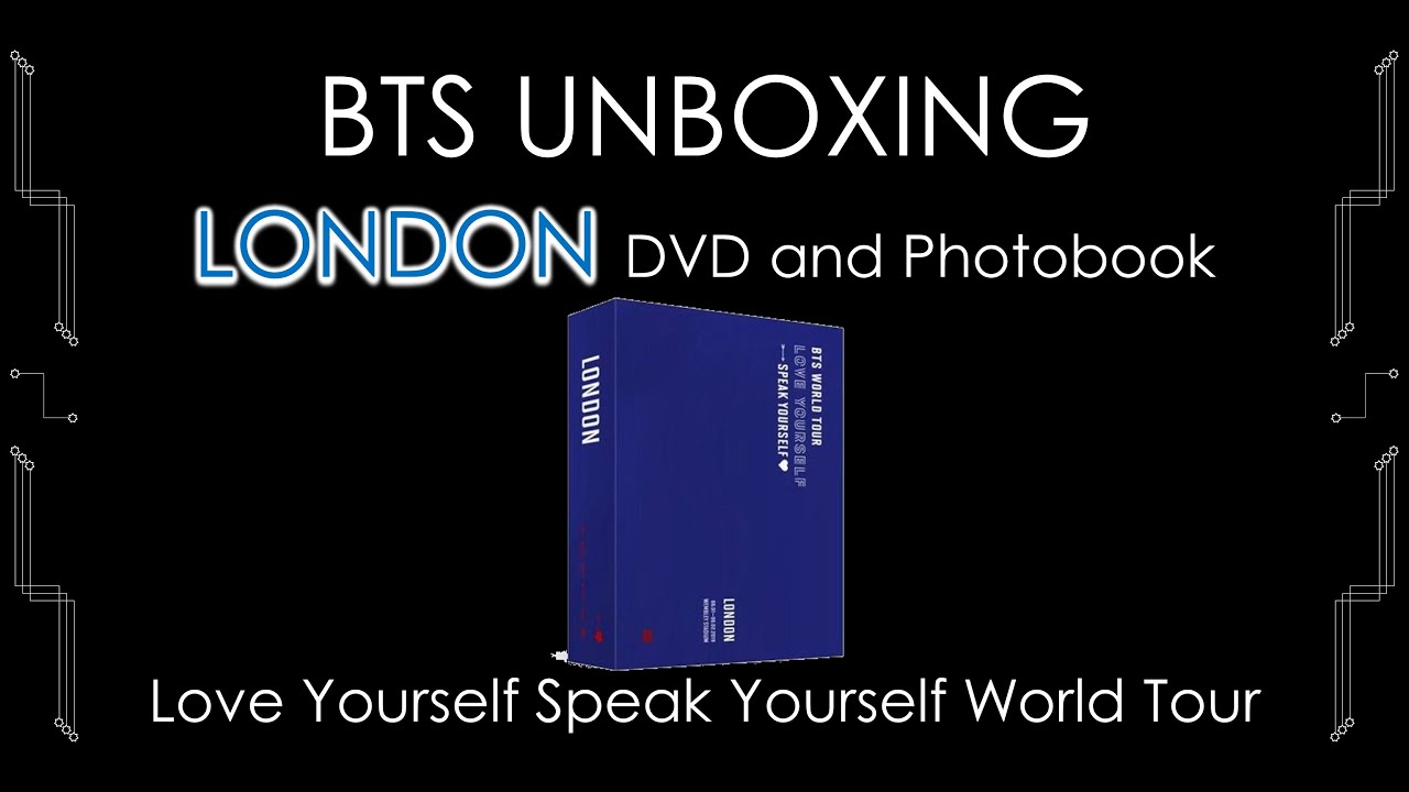 BTS Unboxing - LONDON Love Yourself Speak Yourself World Tour DVD and  Photobook