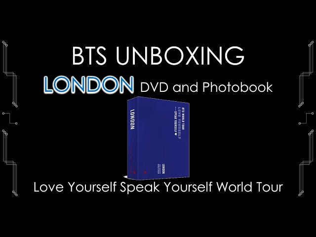 BTS SPEAK YOURSELF ロンドン DVD グク BTS DVD SPEAK YOURSELF London ロンドン ジョングク BTS SYS