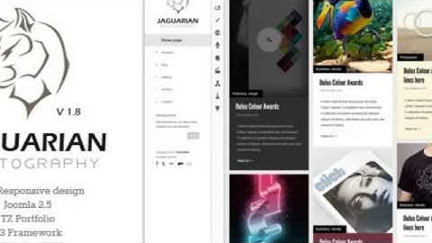 Jaguarian - Responsive Joomla Template