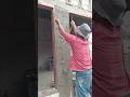 professional craftsman's technique for leveling wall plaster....