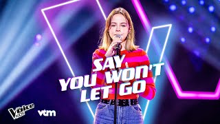 Lise  'Say You Won't Let Go' | Blind Auditions | The Voice Kids | VTM