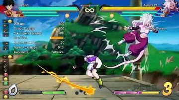 DBFZ - Videl EX Command Grab 5H Loop BnB Patch 1.31