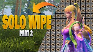 SOLO WIPE SERVER PART 2 RAIDING A CHEATER BASE AND DEFENDING AGAINST HIM LAST ISLAND OF SURVIVAL