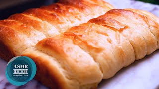 How to bake a bread at home? Buttery Cloud Loaf. ASMR Baking!