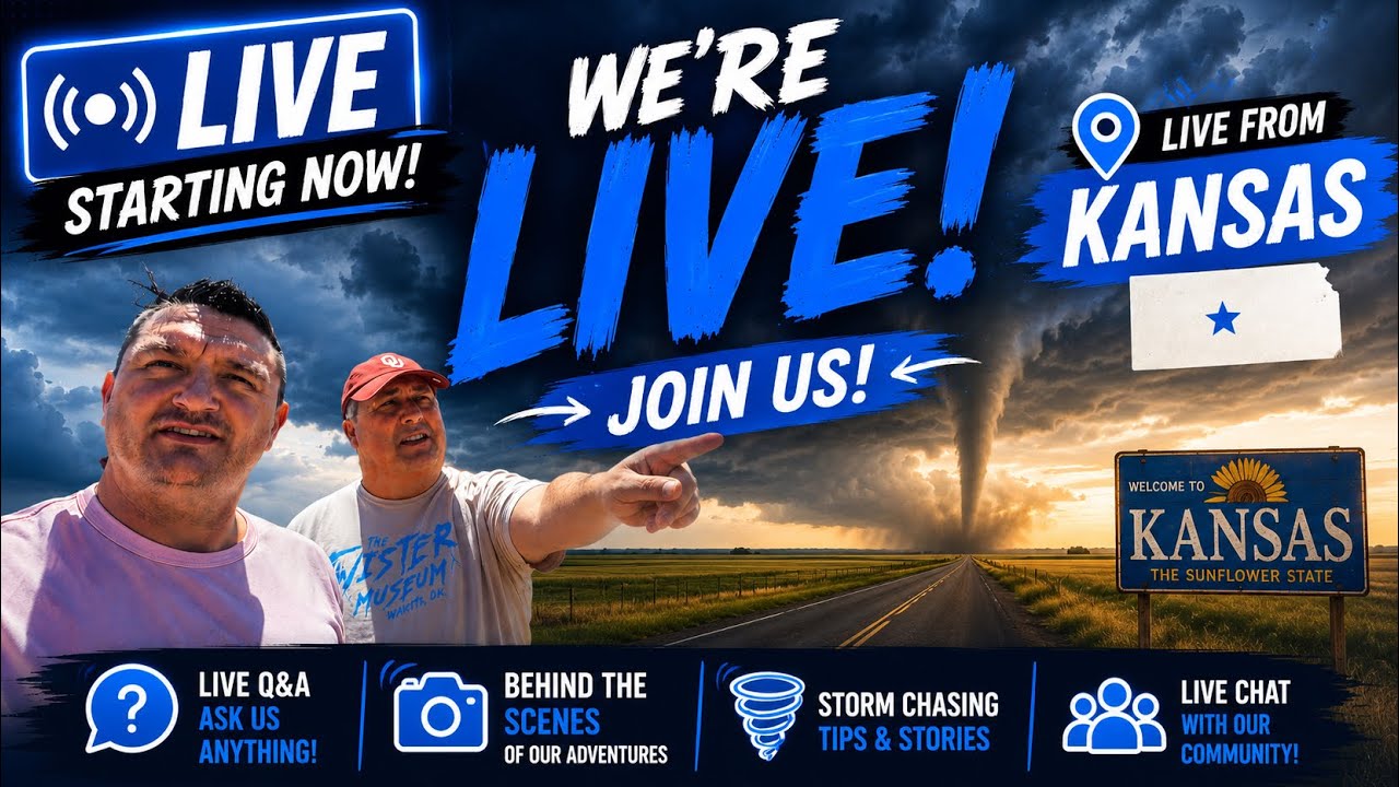 LIVE USA Storm Chase | 🔴 LIVE | Severe Weather Coverage from Kansas ...