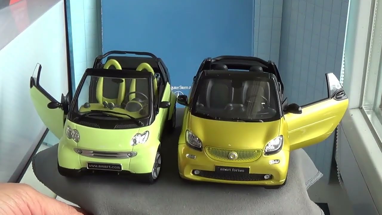 Smart ForTwo - Kyosho & Norev 1:18 - YouTube