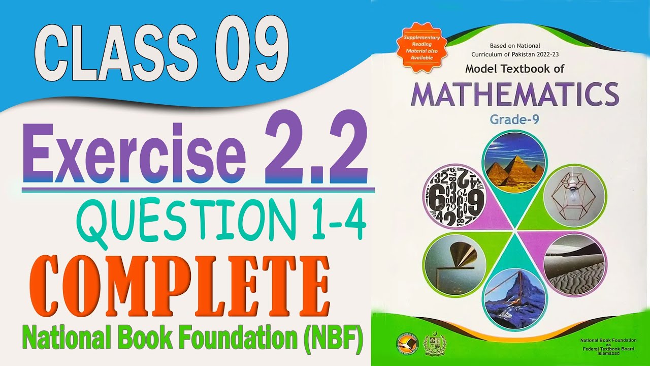 Class 9 Maths Chapter 2 Exercise 2.2 Complete | National Book ...