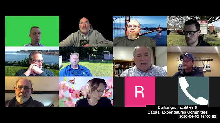 Whitman Buildings, Facilities & Capital Expenditures Committee Meeting. April 2, 2020.