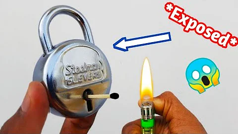 माचिस से ताला कैसे खोले ? How to Open A Lock Without Key Easily At Home In Hindi | Trick |