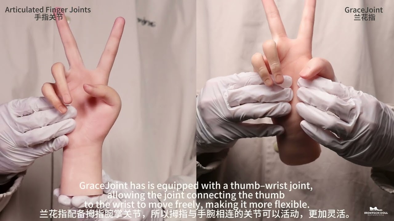 Irontech Doll Oriental Series l Grace Joint Hand Skeleton