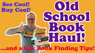 Old School Book Haul (and a few Tips for Finding Books for Resell)!