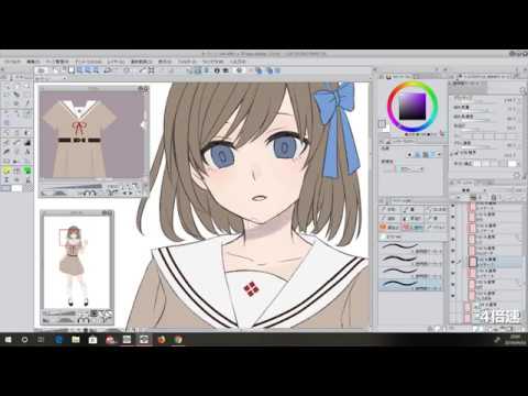 立ち絵イラストメイキング（解説付き）