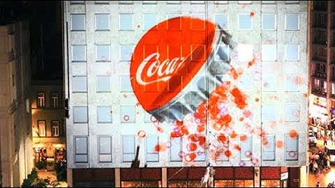 COCA-COLA - Interactive Video Mapping  (2011)