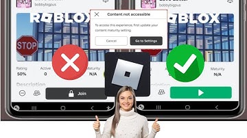 Fix Roblox "Content Not Accessible" Error -Can