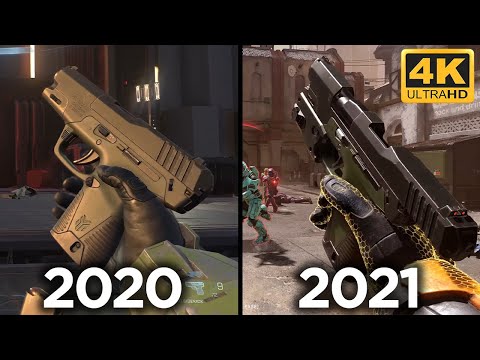 Графика в Halo Infinite в сравнении: 2020 год vs 2021 год: с сайта NEWXBOXONE.RU