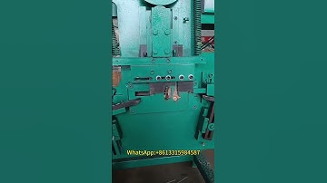 Wire bending machine | Hook making machine #wirebendingmachine #hook #factory