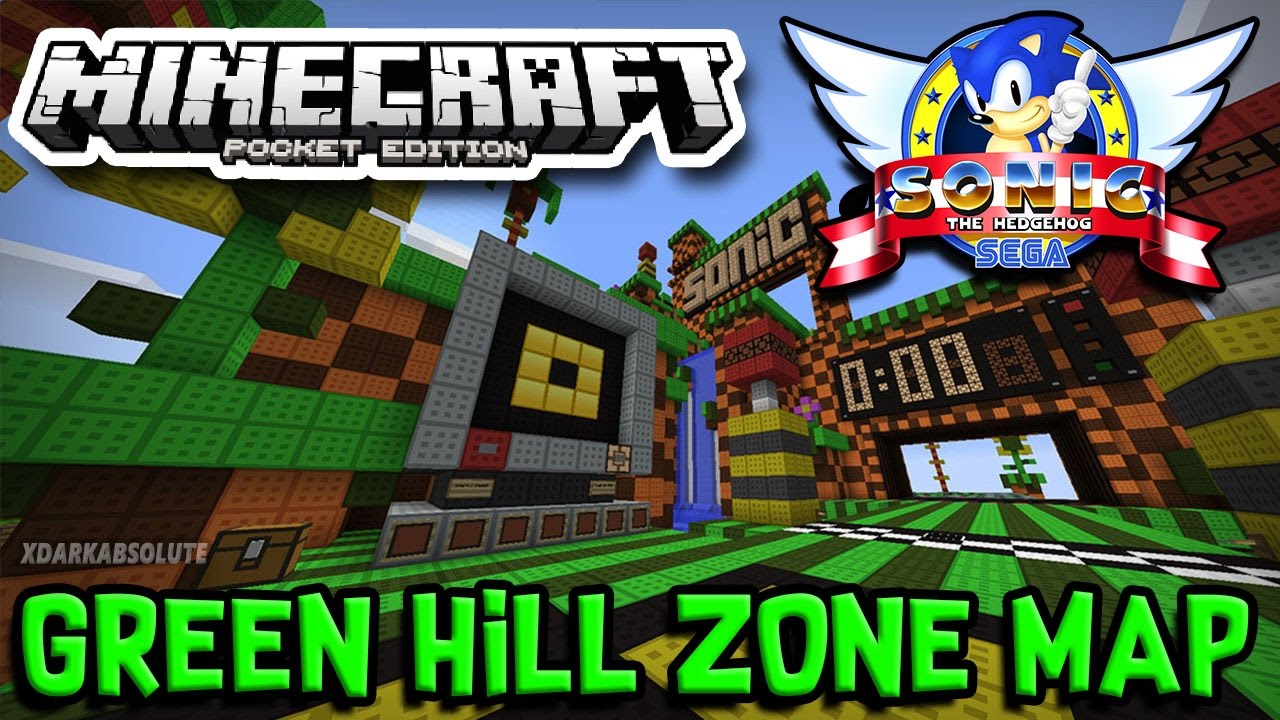 Sonic 1 (Green Hill Zone) Minecraft Map