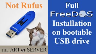 Full FreeDOS installation on bootable USB | Not using Rufus