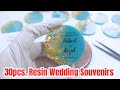 Day 41 of 365 • 30pcs. Resin Fridge Magnet Wedding Souvenirs • resin art resin crafts for beginners
